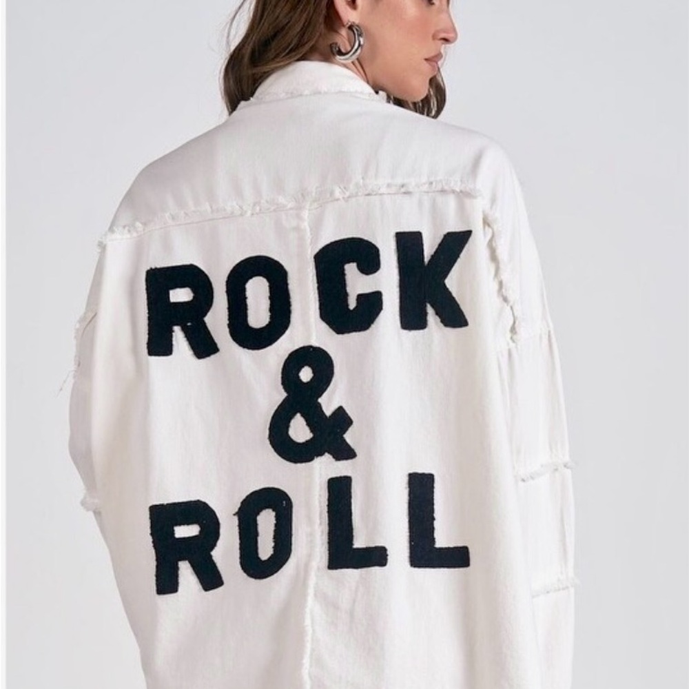 Devan Rock & Roll graphic Jacket NWT Retail $96